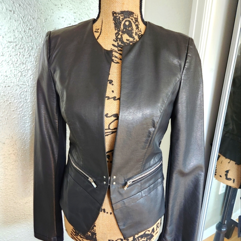 New leather jacket